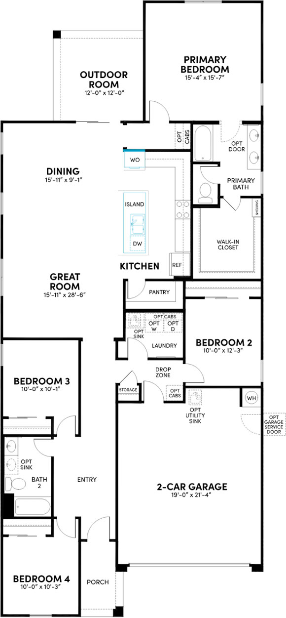Brookfield Alamar 12554 W Luxton Ln Floorplan